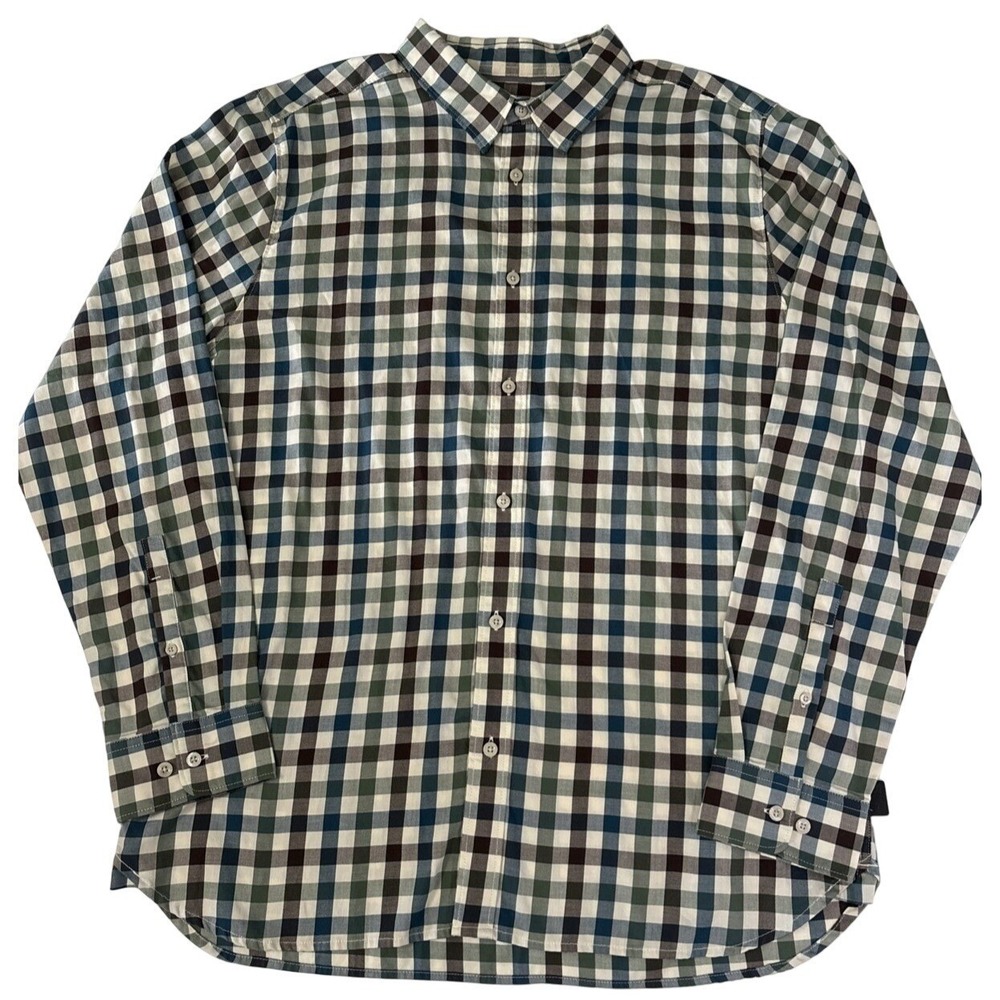 The North Face Shirt Mens XL Plaid Long‎ Sleeve Button Up Outdoor Hiking Casual